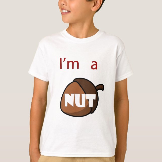 Mig förmiddag ett nöt t-shirt (Framsida)