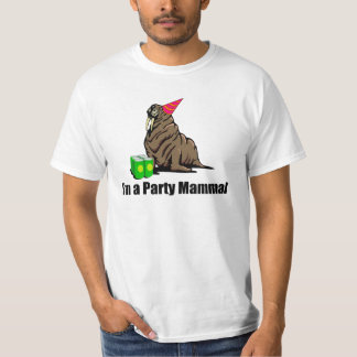 Mig förmiddag ett partydäggdjur t-shirt