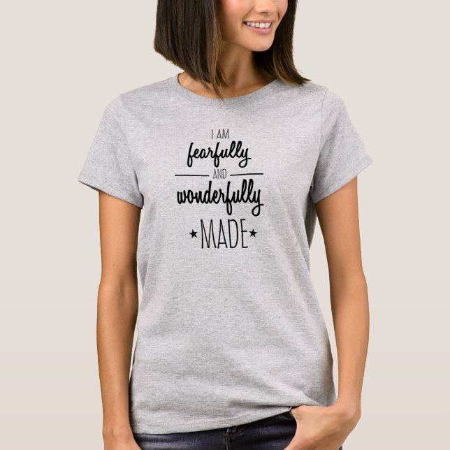 Mig förmiddag fearfully och wonderfully gjort tee (Framsida)