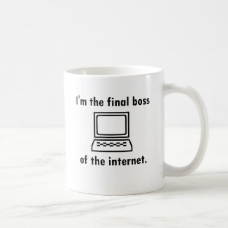Mig förmiddag finalchefen av internet kaffemugg