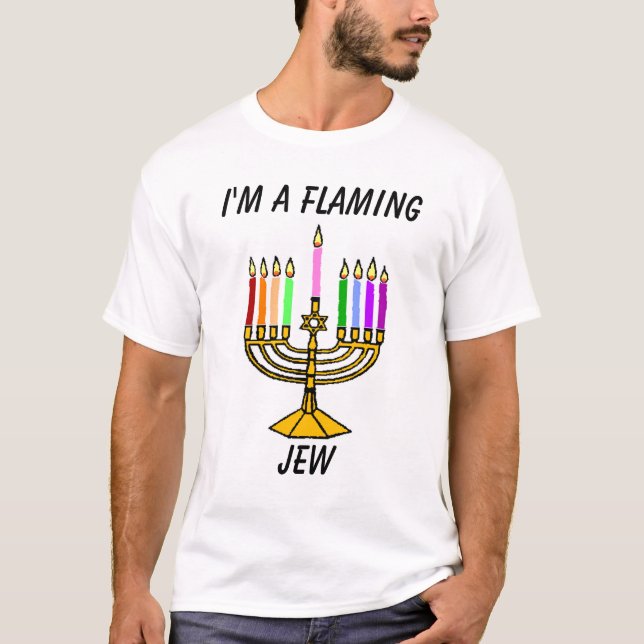 Mig förmiddag flamma, jude t shirt (Framsida)