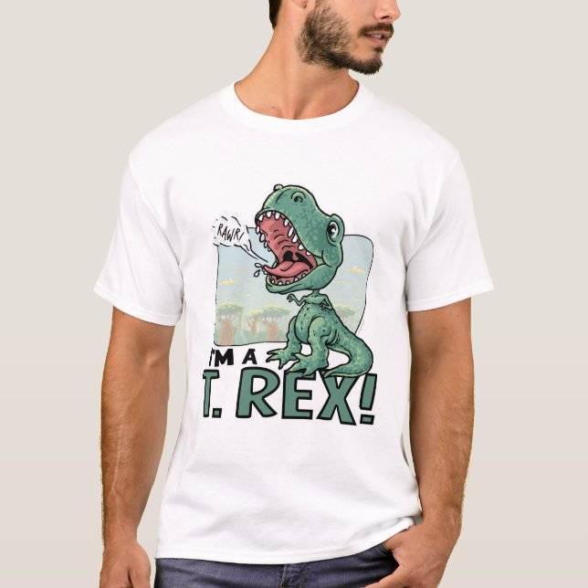 Mig förmiddag för en Dinosaurgåva för T. Rex idéer Tröja (Framsida)