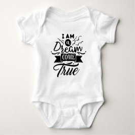 Mig förmiddag för ungebaby för dröm- kom en riktig tee shirt