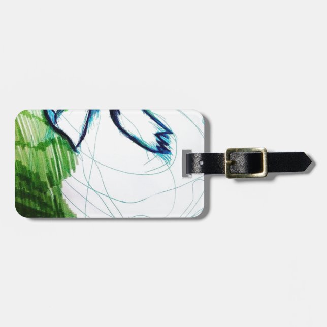 Mig förmiddag främlingsaken bagagebricka (Horisontell Framsida)