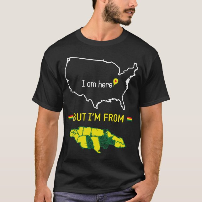 Mig förmiddag från Jamaica Tee Shirt (Framsida)