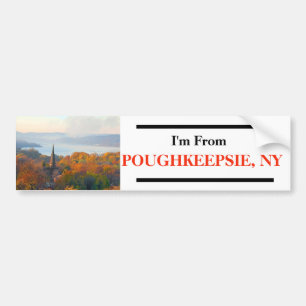 Mig förmiddag från POUGHKEEPSIE, NY Bildekal