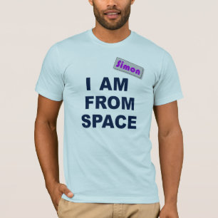 Mig förmiddag från utrymme t-shirt