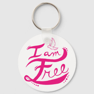 "Mig förmiddag fria" Keychain Nyckelring