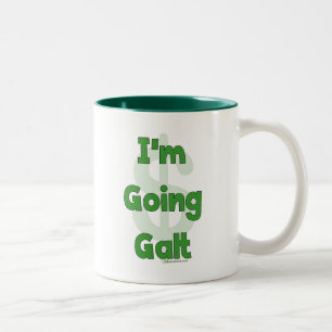 Mig förmiddag gående Galt Två-Tonad Mugg