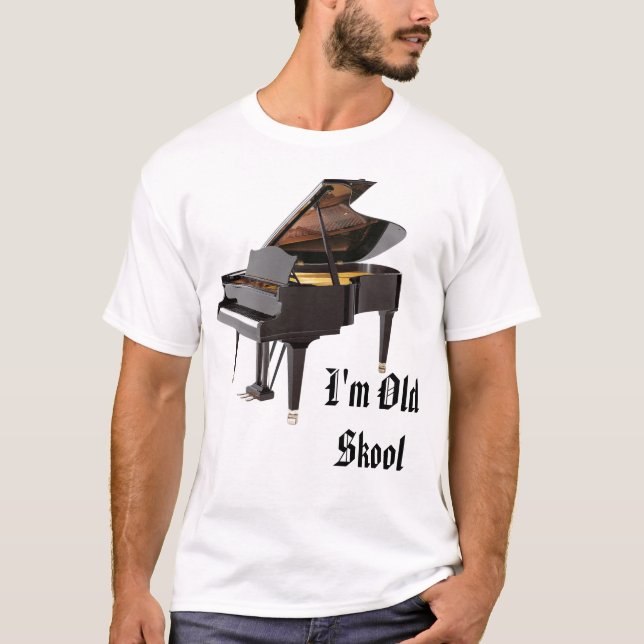 Mig förmiddag gammala Skool Tee Shirt (Framsida)
