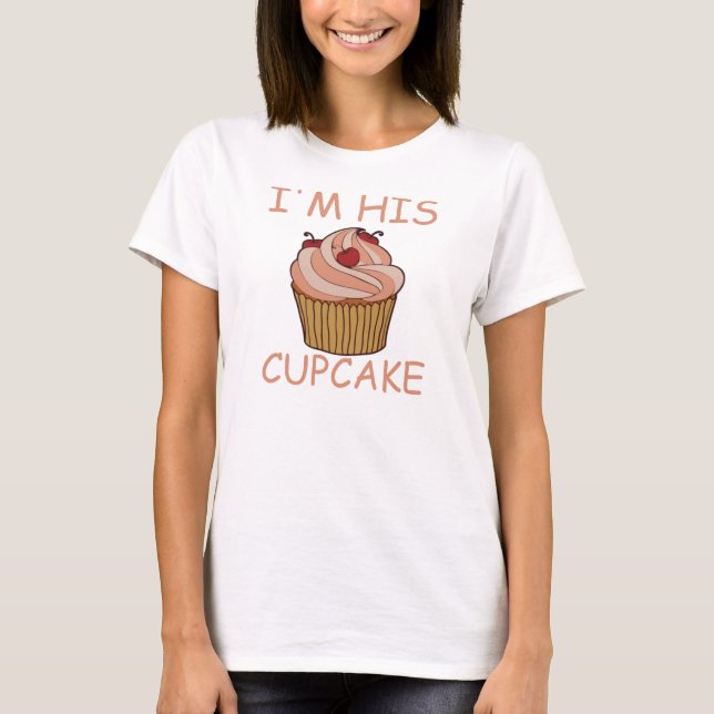 Mig förmiddag hans muffin tee shirt (Framsida)
