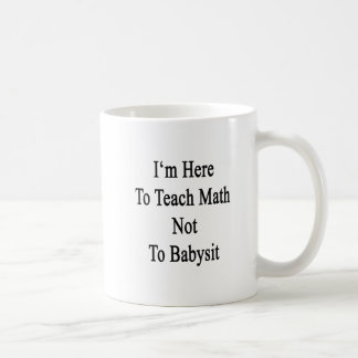 Mig förmiddag här som undervisar Math för att inte Kaffemugg