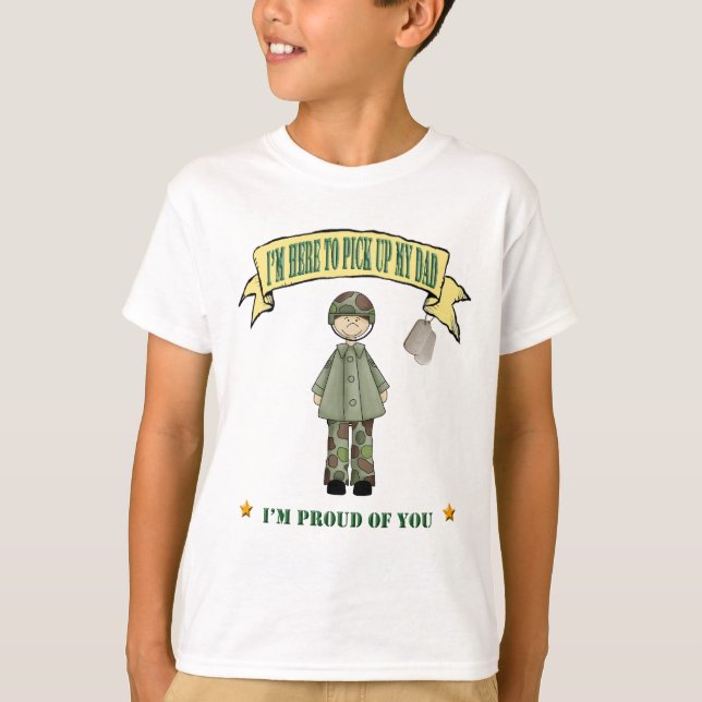 Mig förmiddag här som upp väljer min pappa t shirt (Framsida)