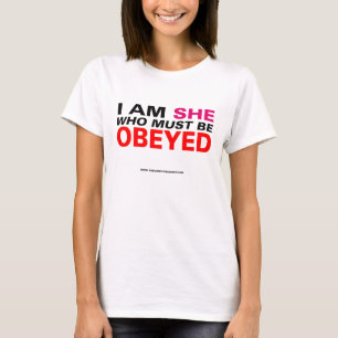 Mig förmiddag henne som måste lydas tee shirt