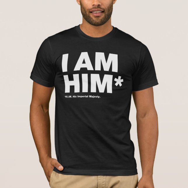 Mig förmiddag honom tee shirt (Framsida)