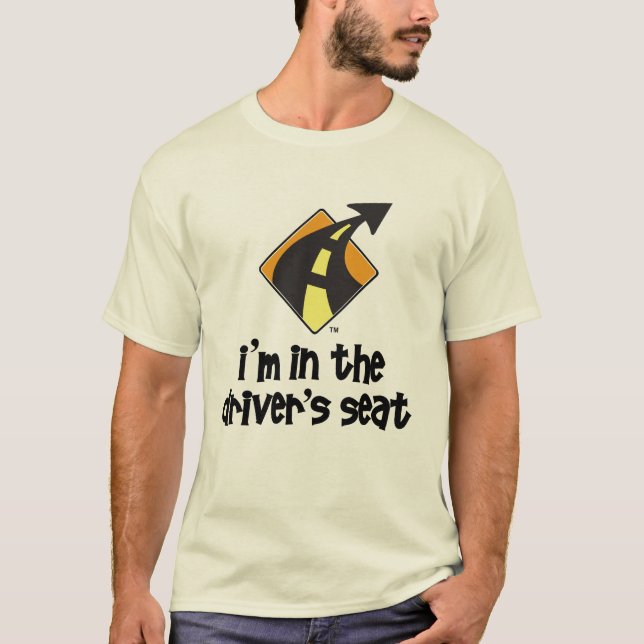 mig förmiddag i förarsätet tee shirt (Framsida)