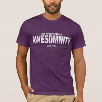 Mig förmiddag i handlag med min AWESOMNITY-skjorta T-shirt