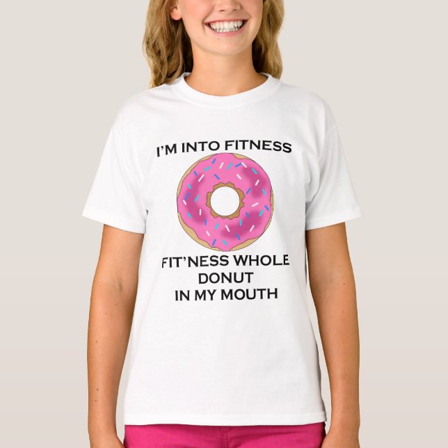 Mig förmiddag in i konditionmunken t shirt (Framsida)