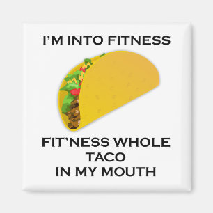 Mig förmiddag in i konditiontacoen magnet