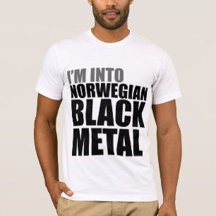 Mig förmiddag in i norrmansvartmetall tee