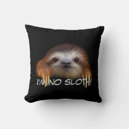 Mig förmiddag ingen Slothdekorativ kudde