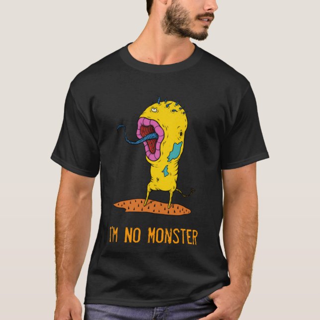 Mig förmiddag inget monster 28 t-shirt (Framsida)