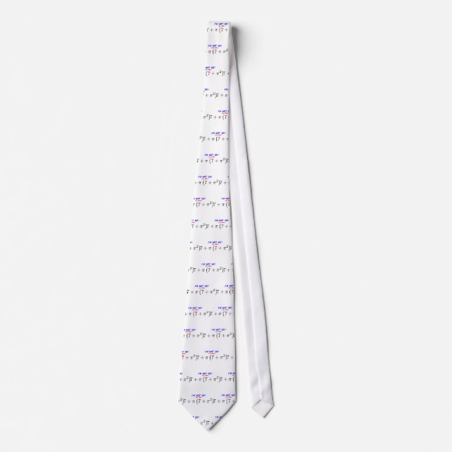 Mig förmiddag inte 60! slips (Framsida)