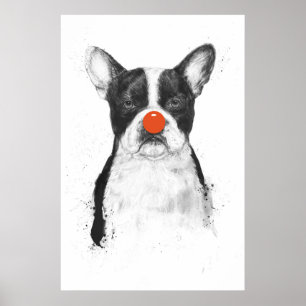Mig förmiddag inte din clown poster