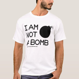 Mig förmiddag inte en bombardera t shirt