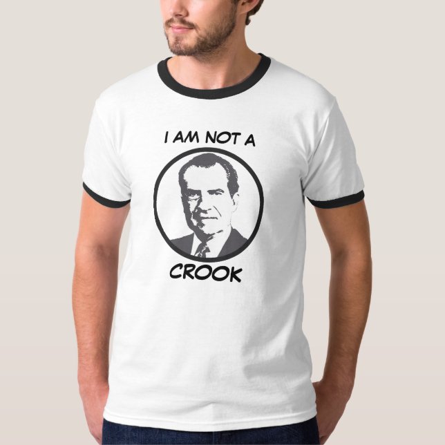 MIG FÖRMIDDAG INTE EN DÅLIG rolig Nixon skjorta Tee Shirt (Framsida)