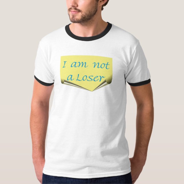 Mig förmiddag inte en förlorare tee shirt (Framsida)