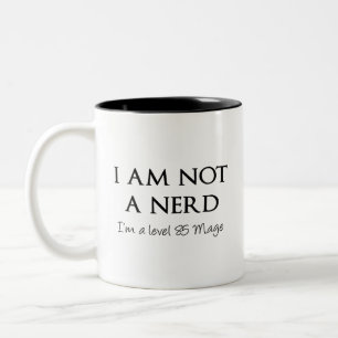 Mig förmiddag inte en nerd, I-förmiddag jämna 8 Två-Tonad Mugg