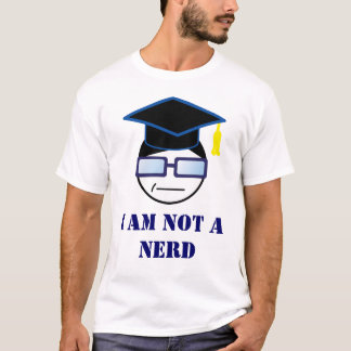 MIG FÖRMIDDAG INTE EN NERD T SHIRT