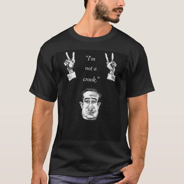 "Mig förmiddag inte en skurk. ", Tee Shirt (Framsida)