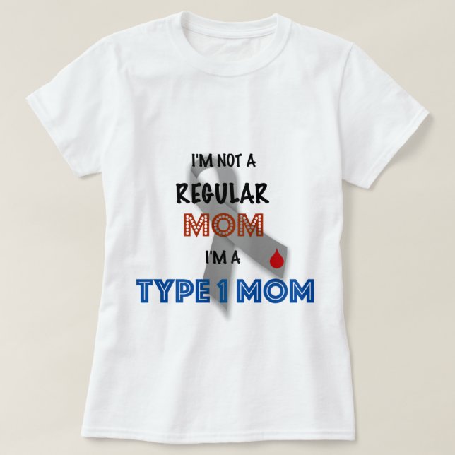Mig förmiddag inte en stamgästmamma, I-förmiddag Tee Shirt (Design framsida)