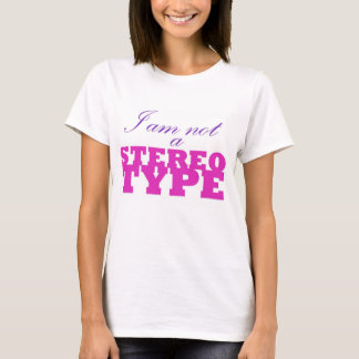MIG FÖRMIDDAG INTE EN STEREOTYP--rosor och lilor Tee Shirt