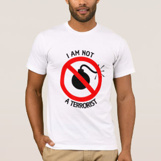 Mig förmiddag inte en terrorist t-shirt