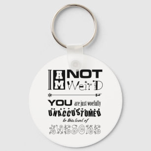 Mig förmiddag inte kusliga Keychain Nyckelring