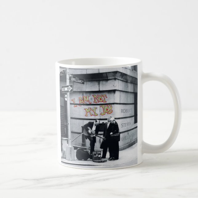 Mig förmiddag inte min jobbmugg kaffemugg (Höger)