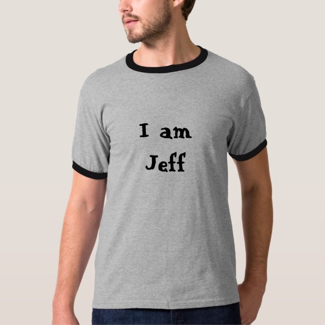 Mig förmiddag Jeff T-shirt (Framsida)