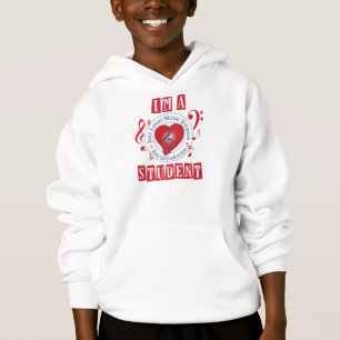 Mig förmiddag JLMS-studentunge en vit för Hoodie Tee