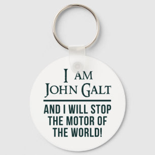 Mig förmiddag John Galt Nyckelring
