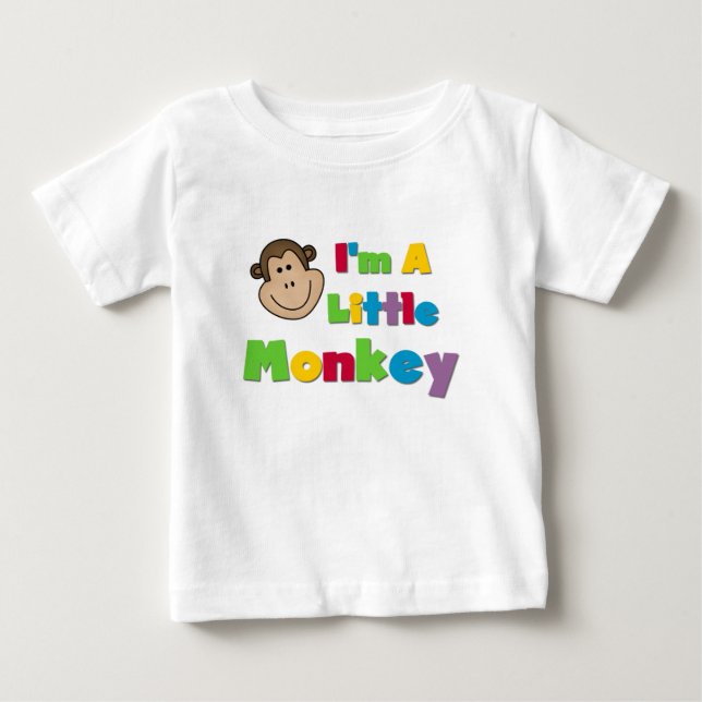 Mig förmiddag lite en apa t-shirt (Framsida)