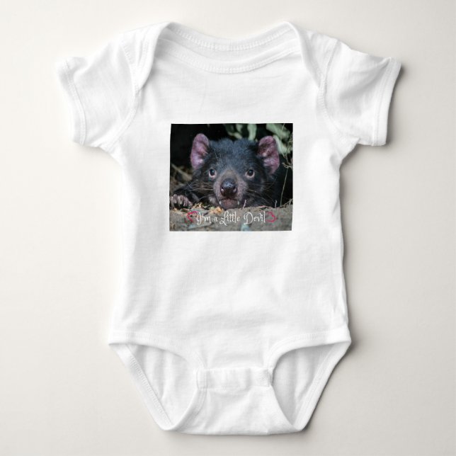 Mig förmiddag lite en djävulen t shirt (Framsida)