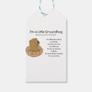 Mig förmiddag lite en Groundhog Presentetikett