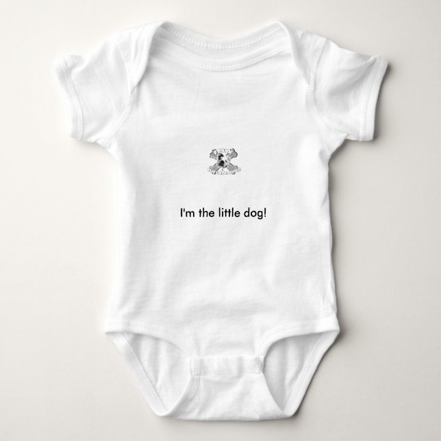 Mig förmiddag lite hunden tee shirt (Framsida)