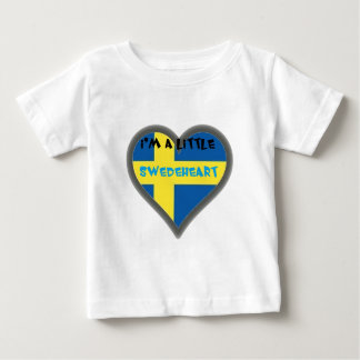 Mig förmiddag Lttle en Swedeheart barnkläder T-shirt