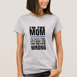 Mig förmiddag mamman mig för förmiddag t-skjorta tee shirt