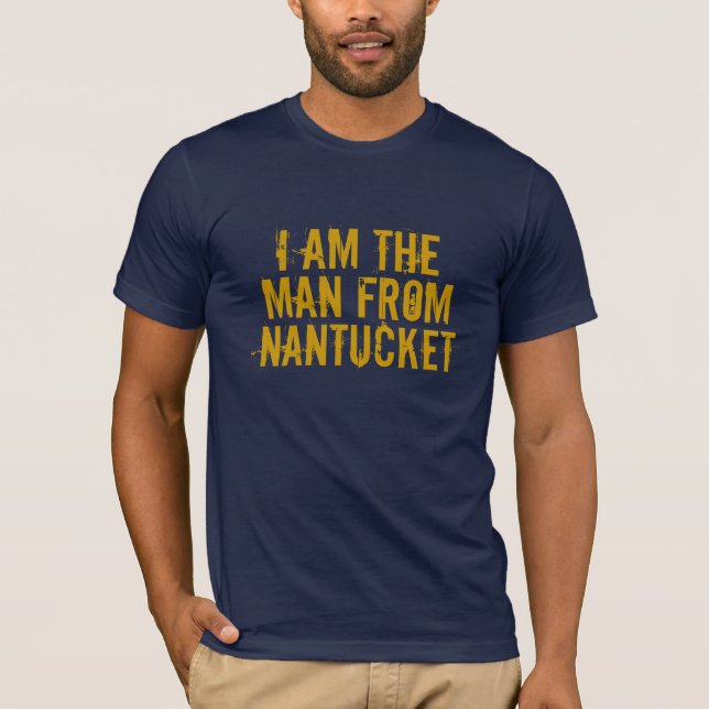 MIG FÖRMIDDAG MANEN FRÅN NANTUCKET TEE SHIRT (Framsida)