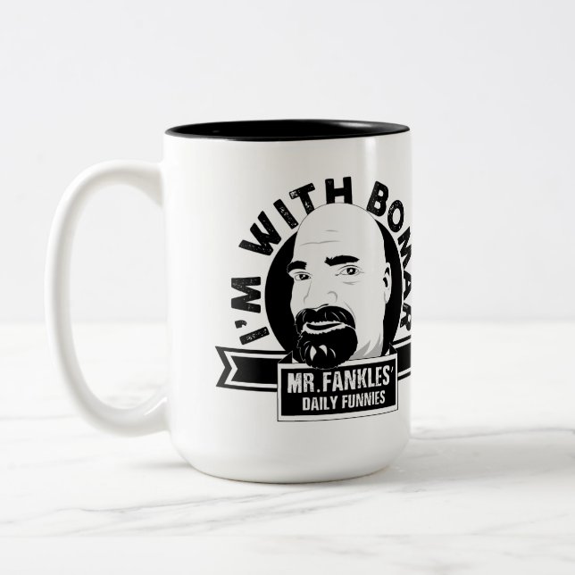 Mig förmiddag med Bomar - stor Ol kaffemugg (Vänster)
